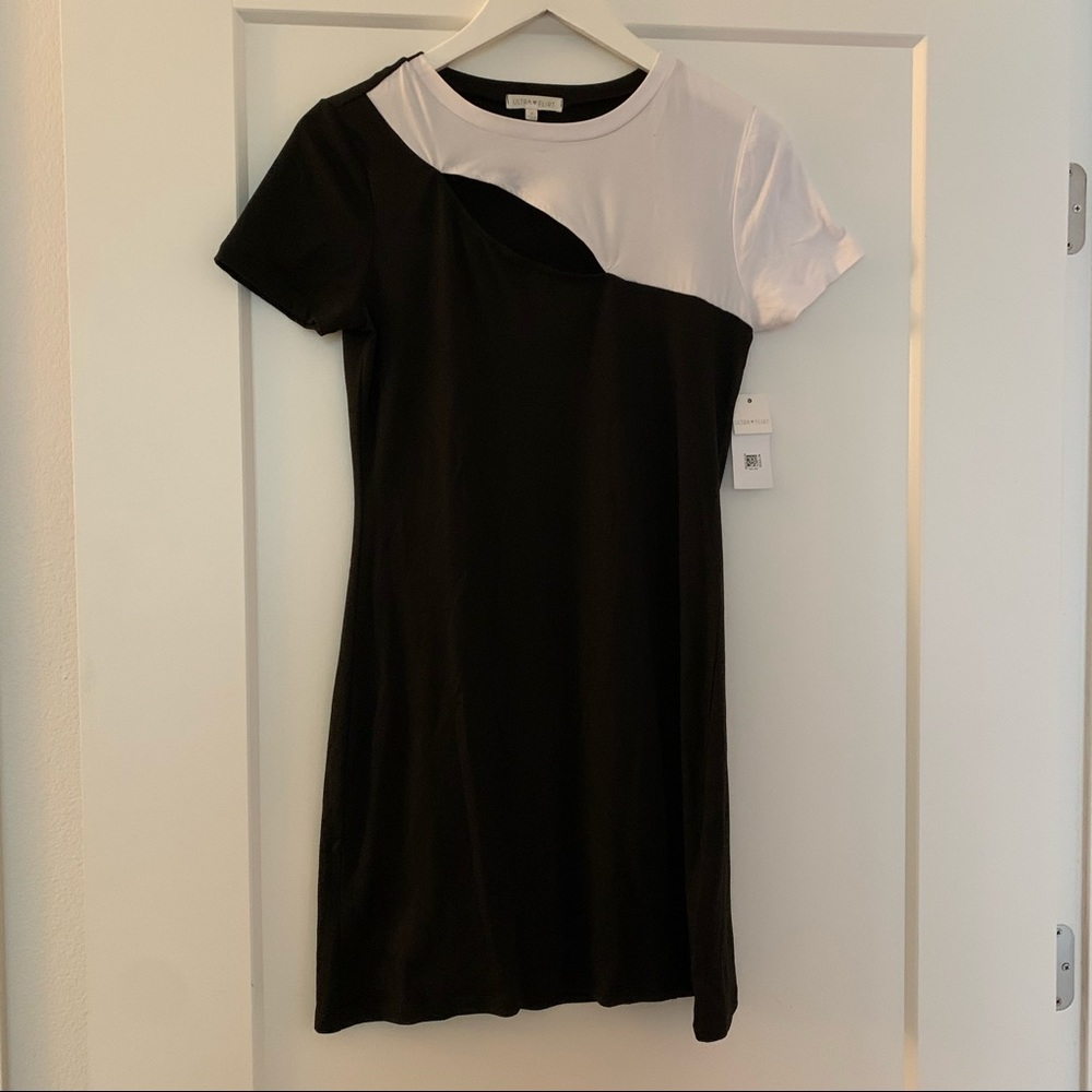 Ultra Flirt dress M black and white